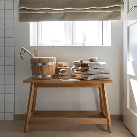 Reetdorf Geltinger Birk Malerhaus Torflinse בית נופש *